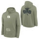 Celtics Youth Nike Courtside Statement Oil Green Pullover Hood Image coming soon src=